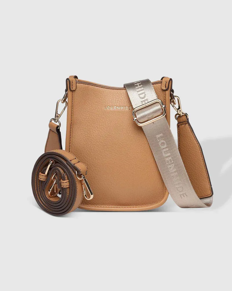 Louenhide Parker Phone Crossbody Bag - Camel