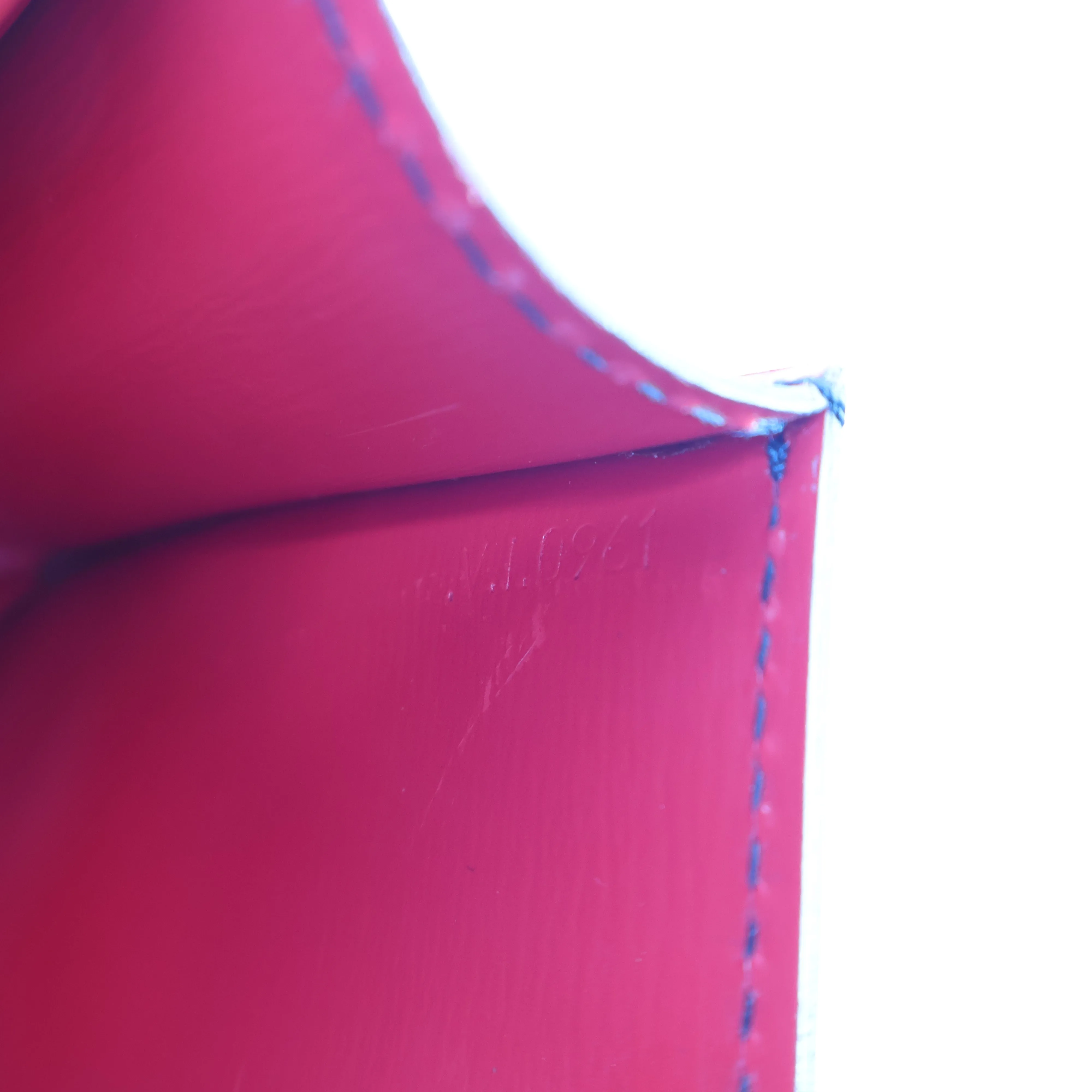 Louis Vuitton Epi Pochette Tilsit Waist Bag Red