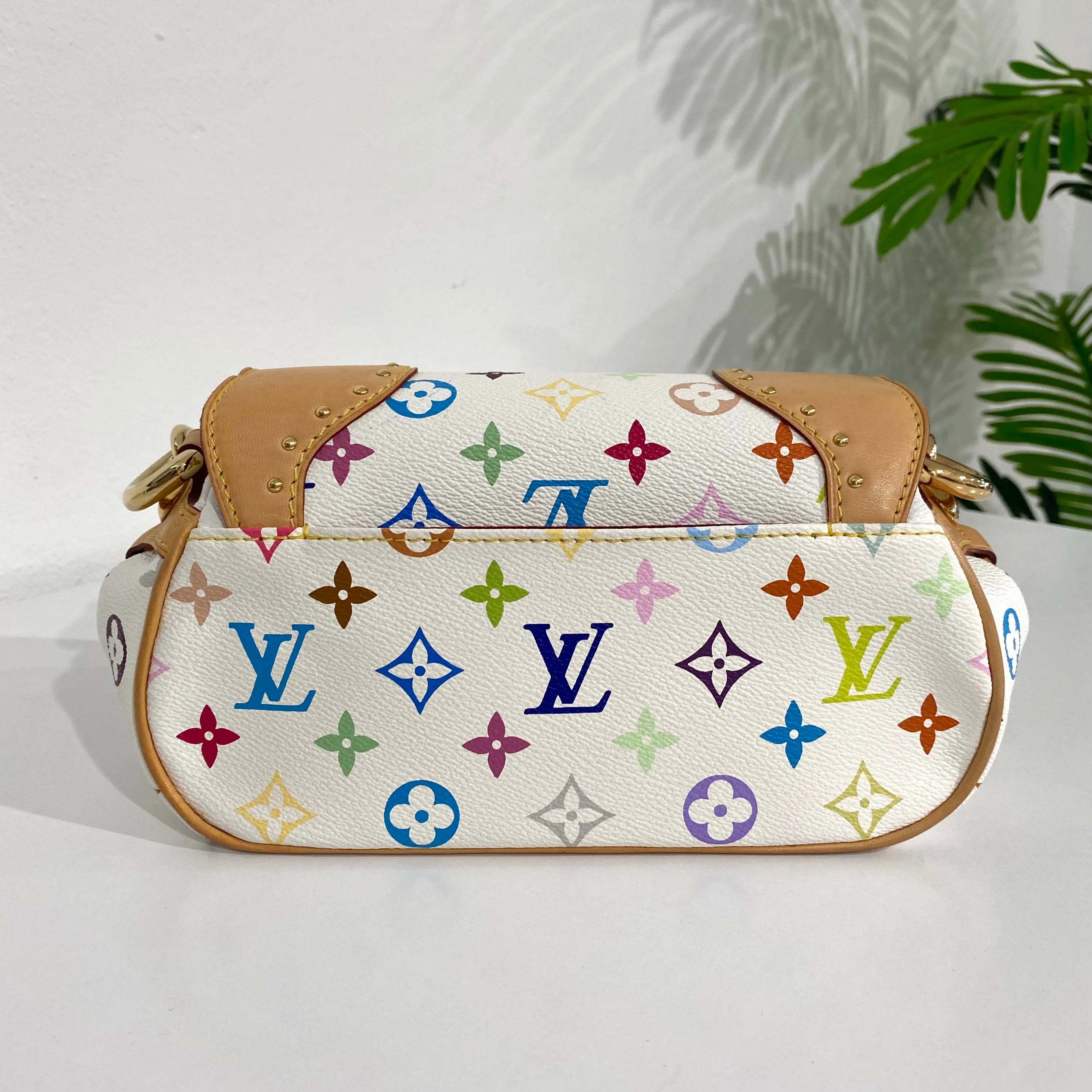 Louis Vuitton Murakami White Multicolore Marilyn Bag