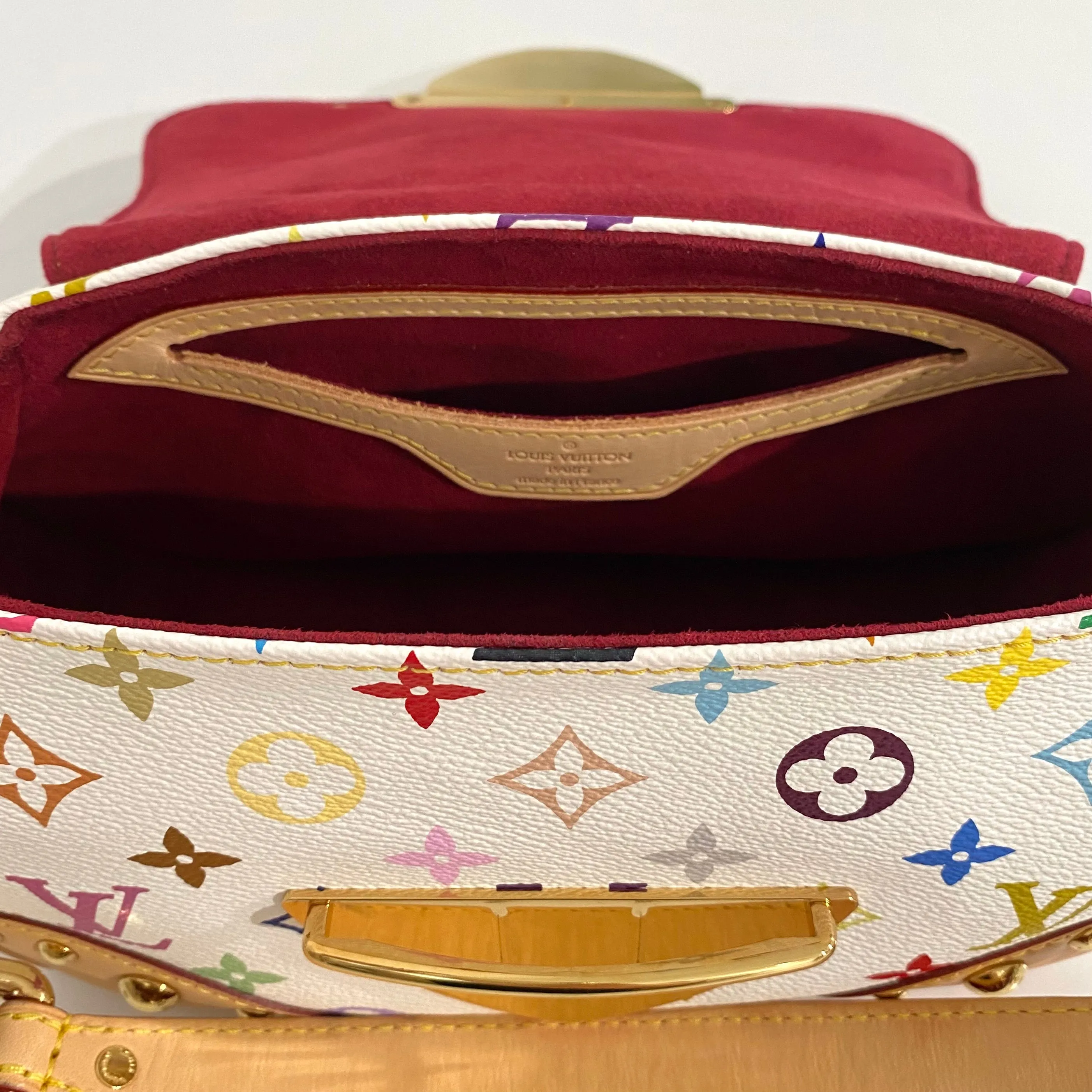 Louis Vuitton Murakami White Multicolore Marilyn Bag