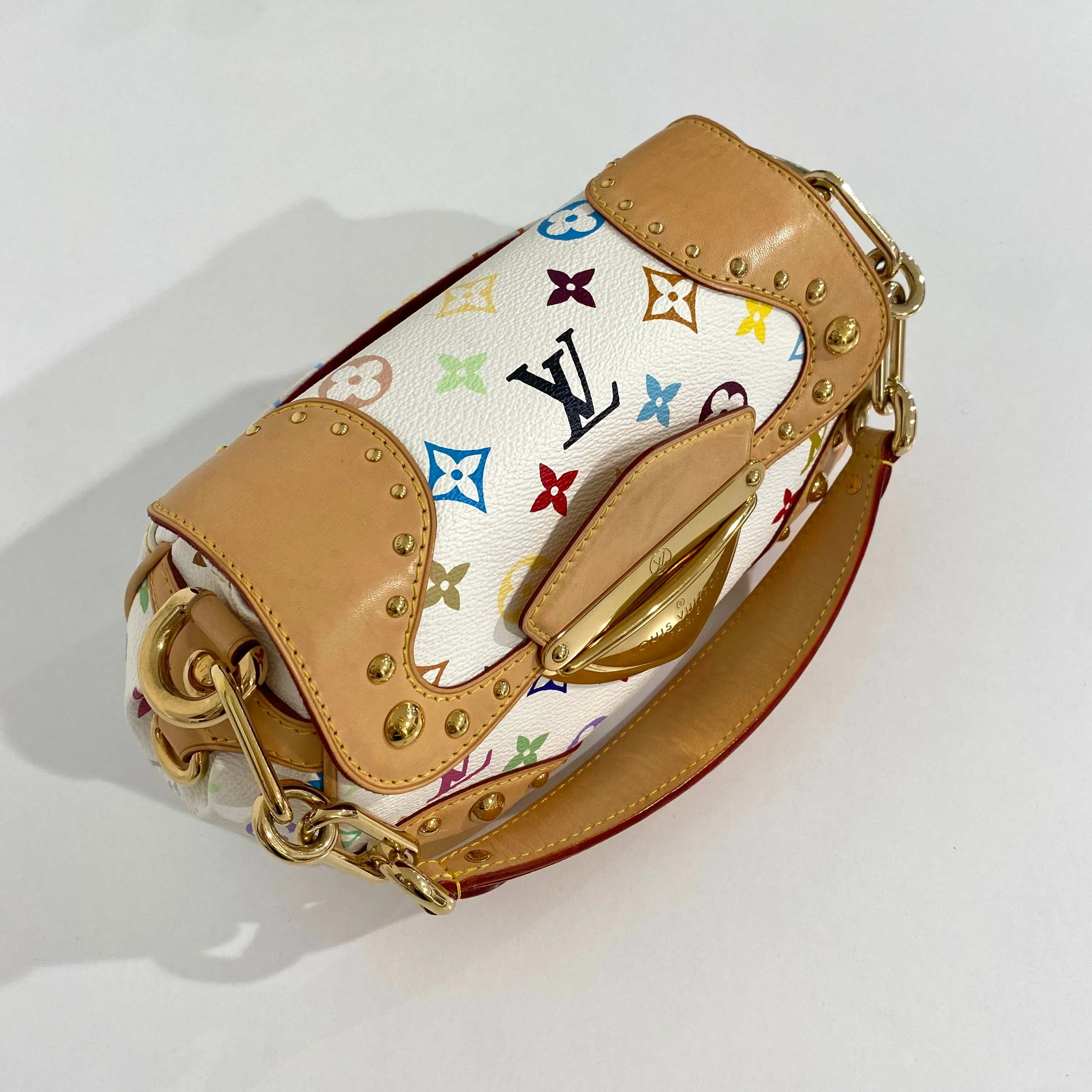 Louis Vuitton Murakami White Multicolore Marilyn Bag