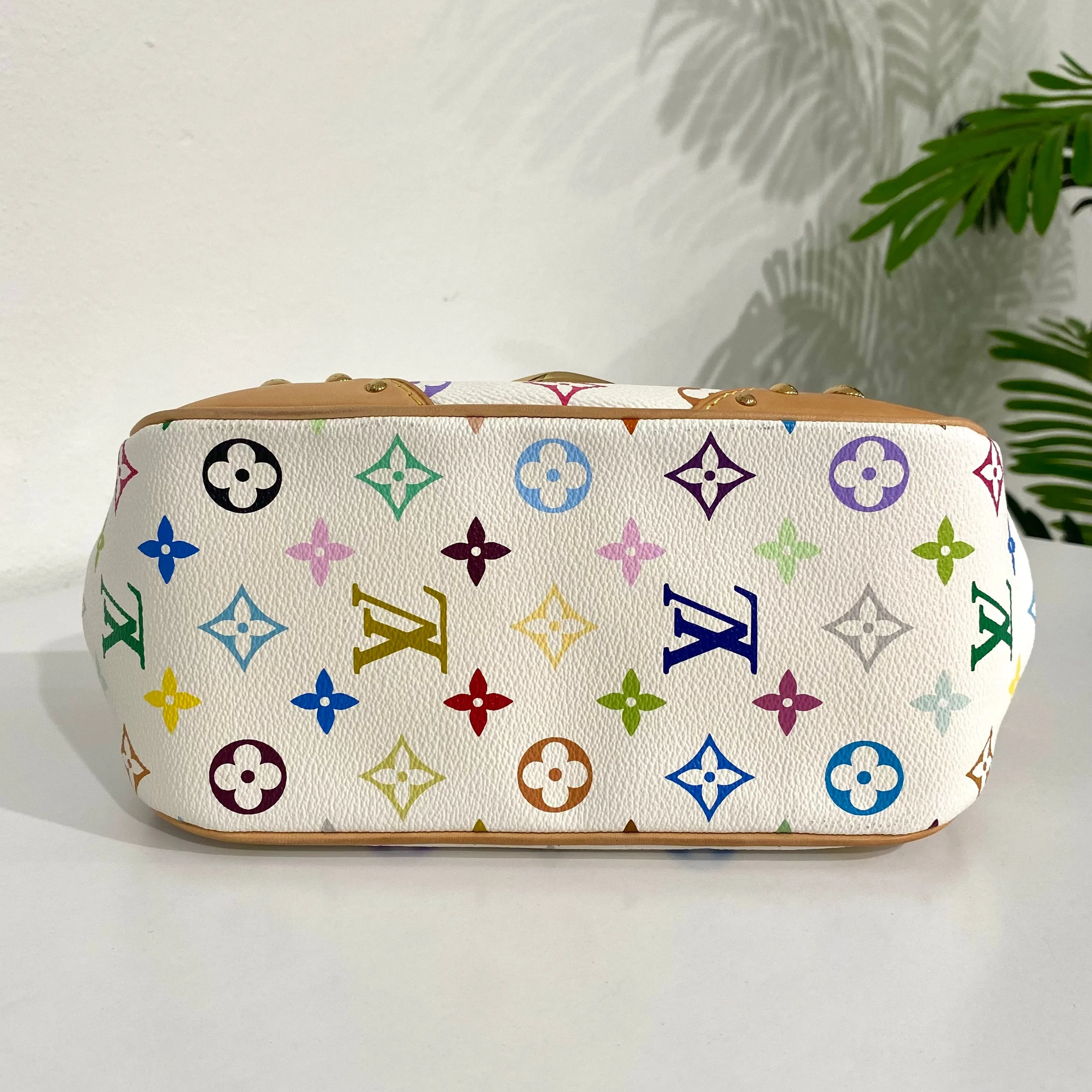 Louis Vuitton Murakami White Multicolore Marilyn Bag
