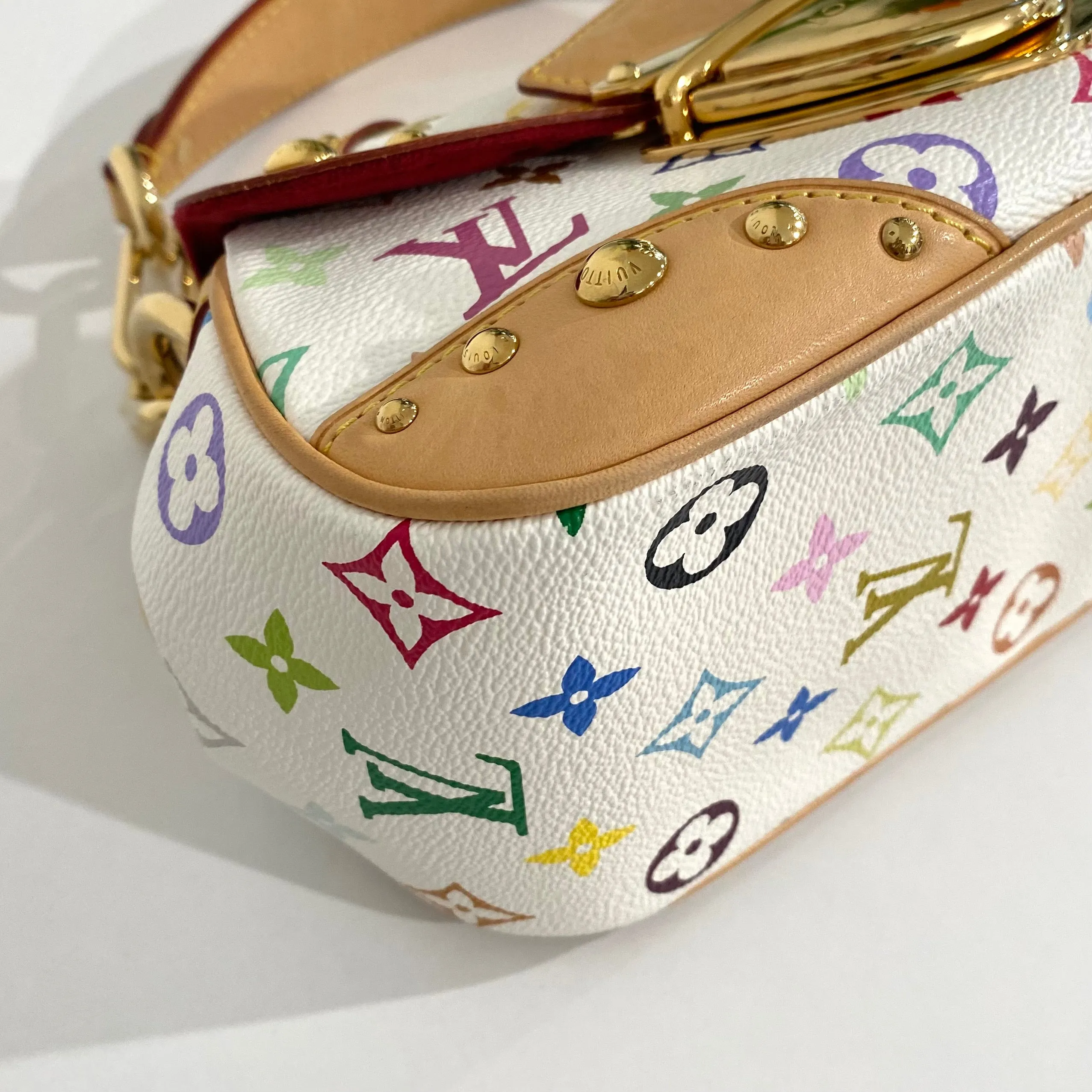 Louis Vuitton Murakami White Multicolore Marilyn Bag