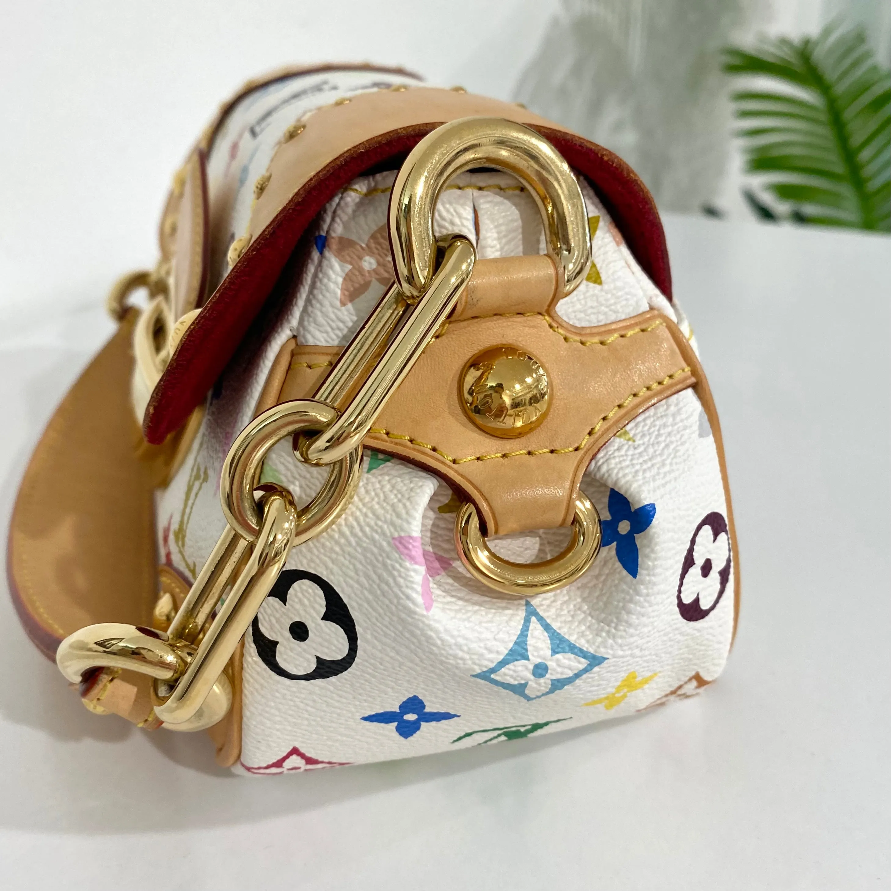 Louis Vuitton Murakami White Multicolore Marilyn Bag