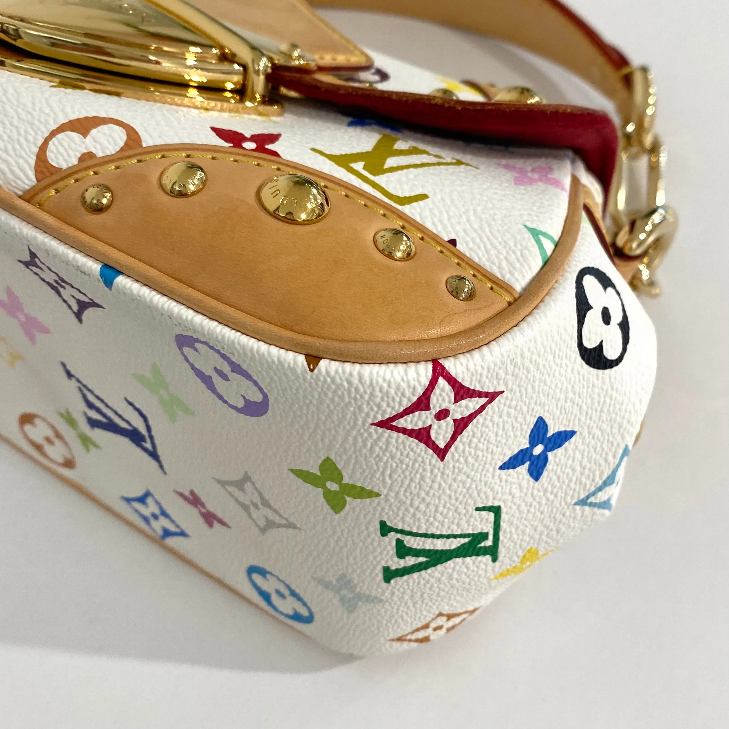 Louis Vuitton Murakami White Multicolore Marilyn Bag