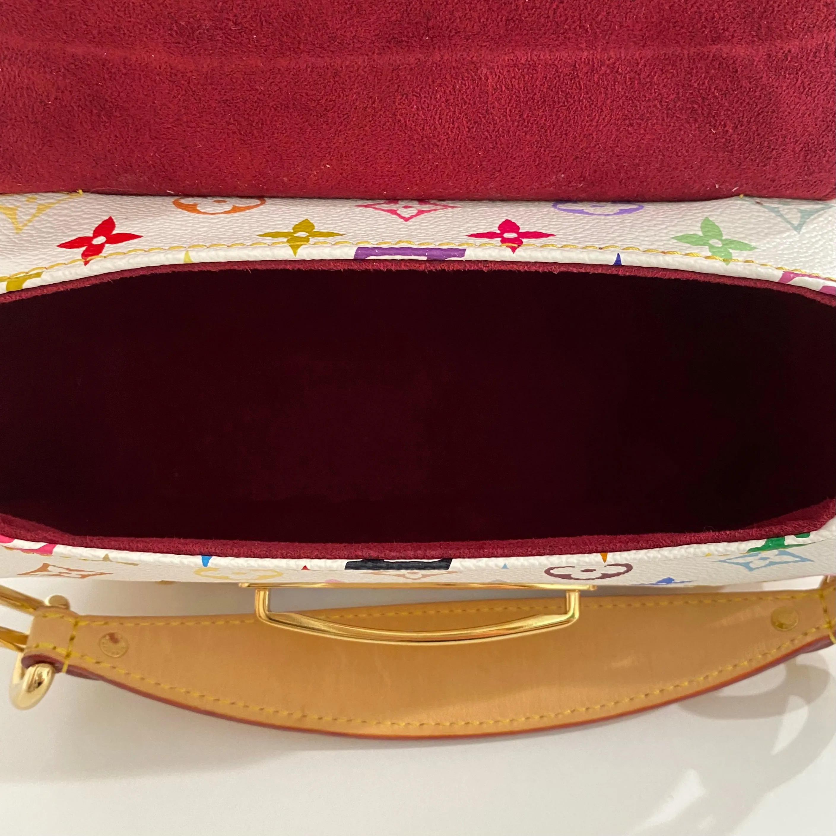 Louis Vuitton Murakami White Multicolore Marilyn Bag
