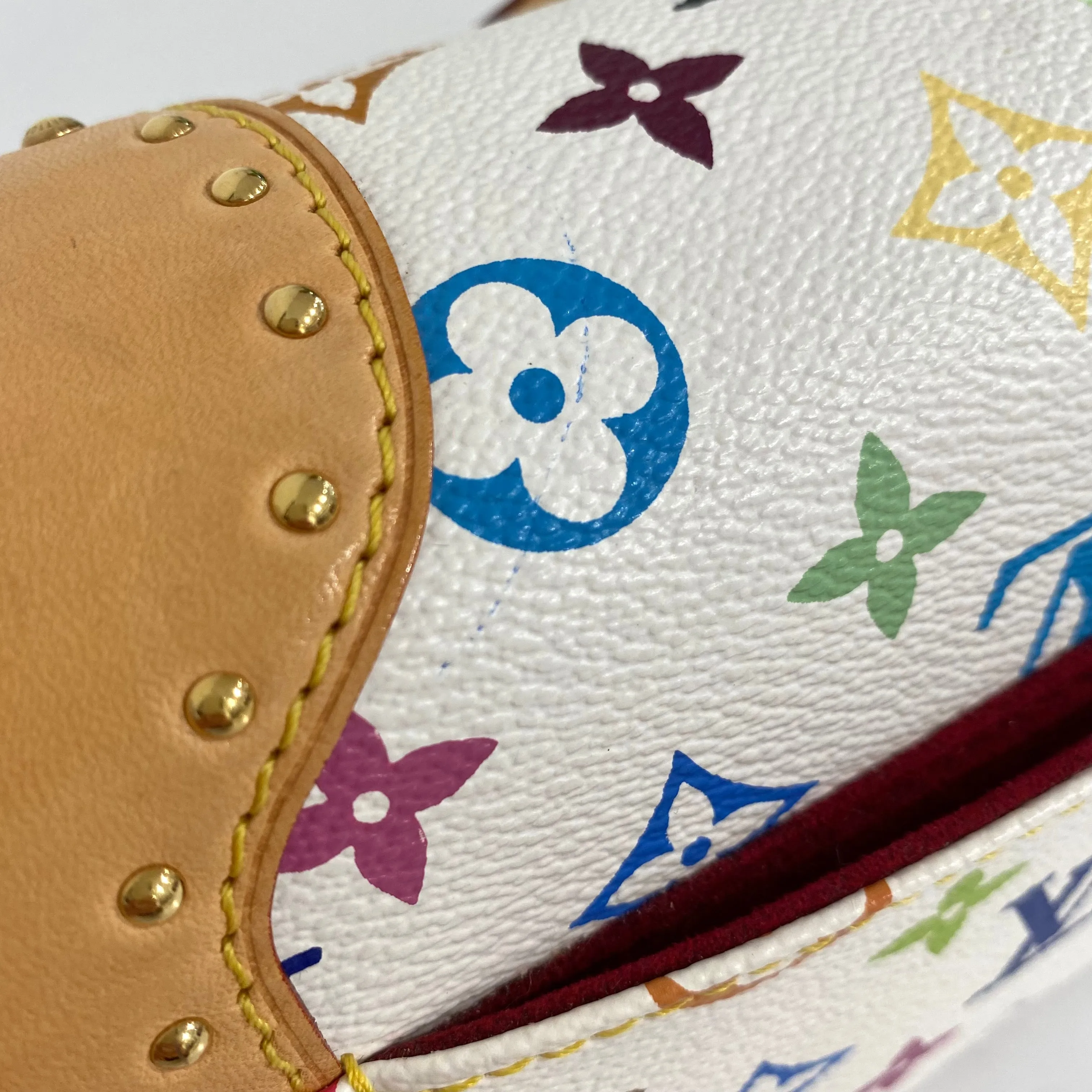 Louis Vuitton Murakami White Multicolore Marilyn Bag