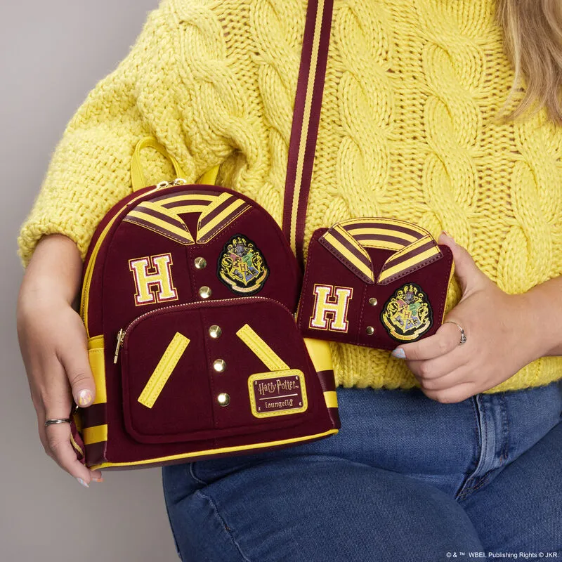 Loungefly Warner Brothers Harry Potter Gryffindor Varsity Zip Around Wallet