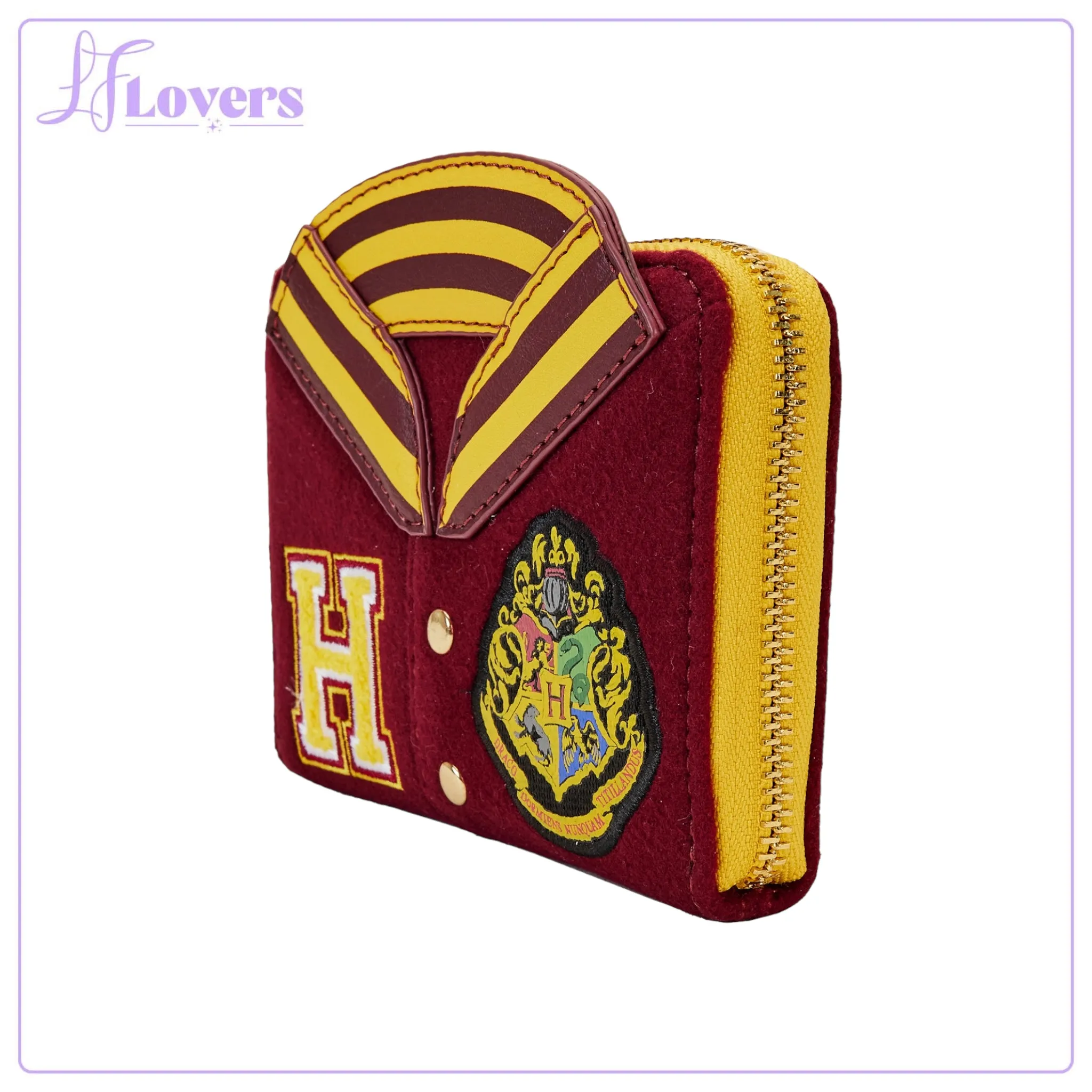 Loungefly Warner Brothers Harry Potter Gryffindor Varsity Zip Around Wallet