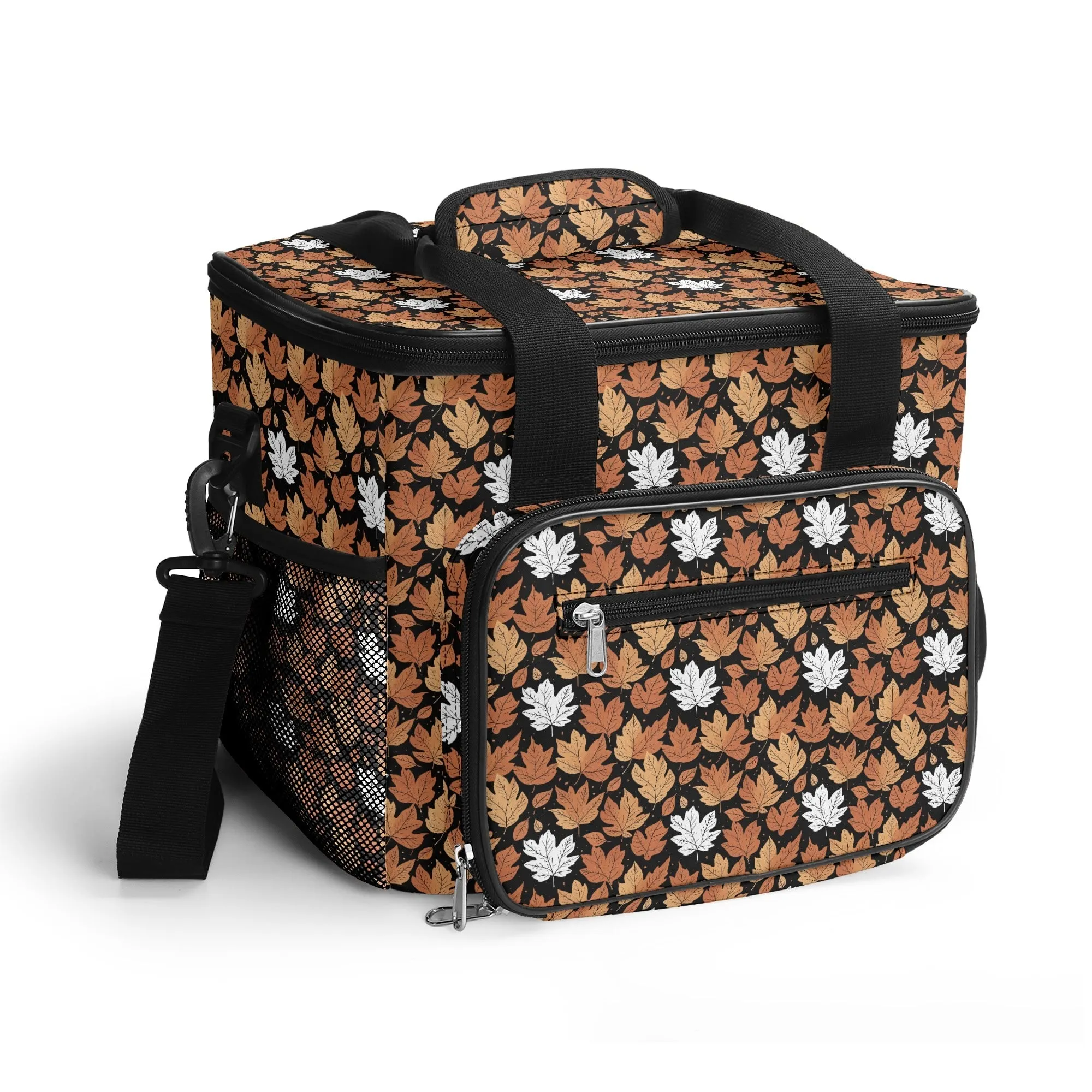Maple Leaves Insulated Leakproof Cooler Bag Lunch Box