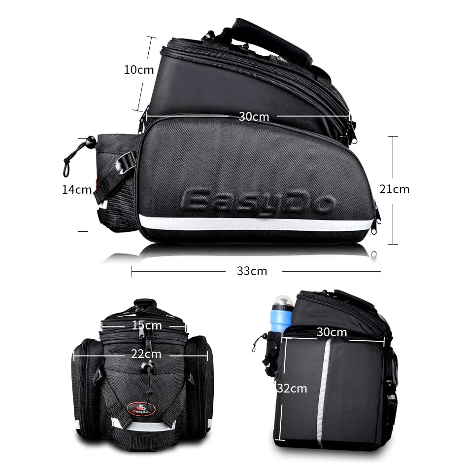 Maxi Rear Bicycle Saddle Cargo Pannier Bag