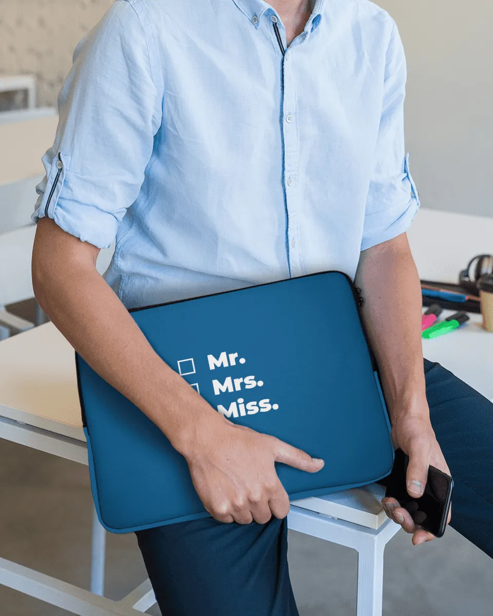 Medical Profession Laptop Sleeve with Dr.