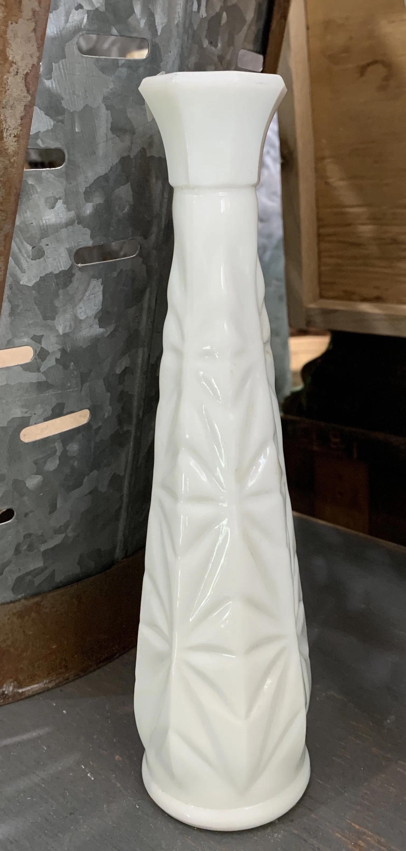 Medium Milk Glass Vase