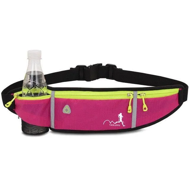 Men Waist Pack Women Running Waterproof Waist Bag Mobile Phone Holder Pouch