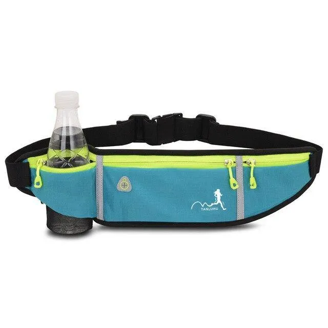 Men Waist Pack Women Running Waterproof Waist Bag Mobile Phone Holder Pouch