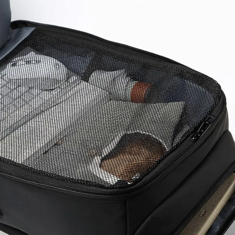 Men's Waterproof Travel Backpack For 17 Inch Laptop