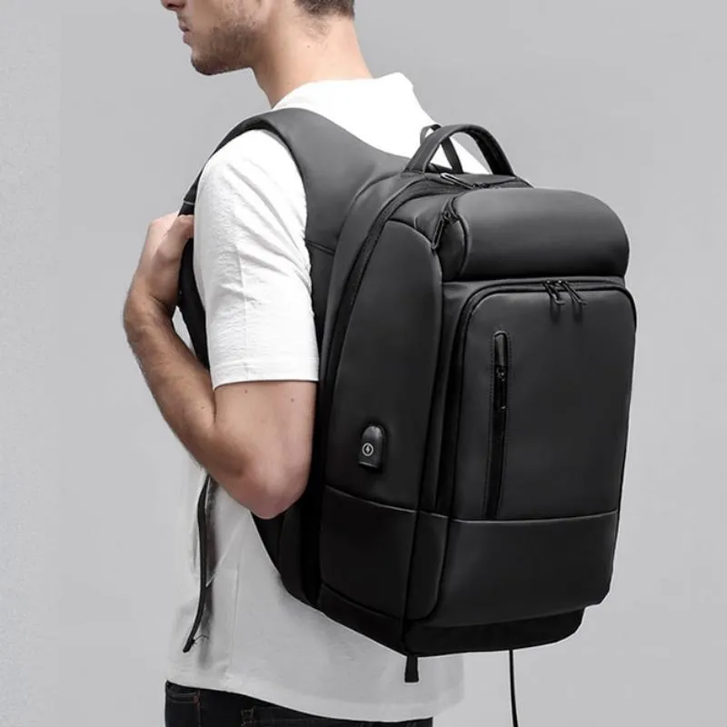 Men's Waterproof Travel Backpack For 17 Inch Laptop