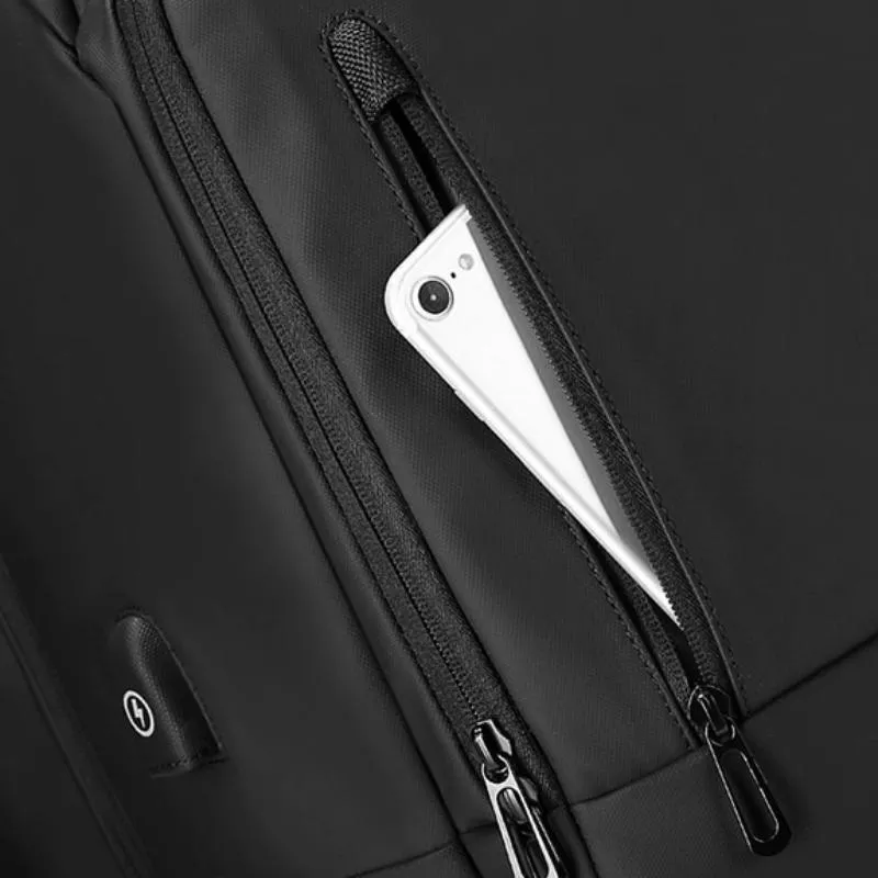Men's Waterproof Travel Backpack For 17 Inch Laptop