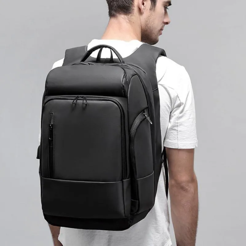 Men's Waterproof Travel Backpack For 17 Inch Laptop