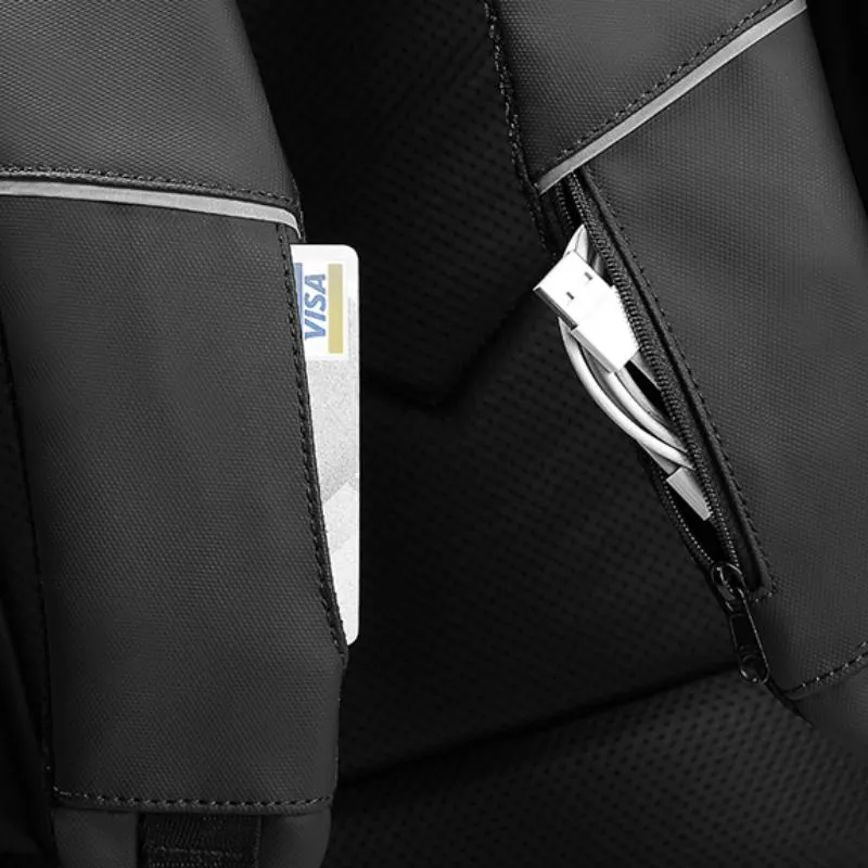 Men's Waterproof Travel Backpack For 17 Inch Laptop