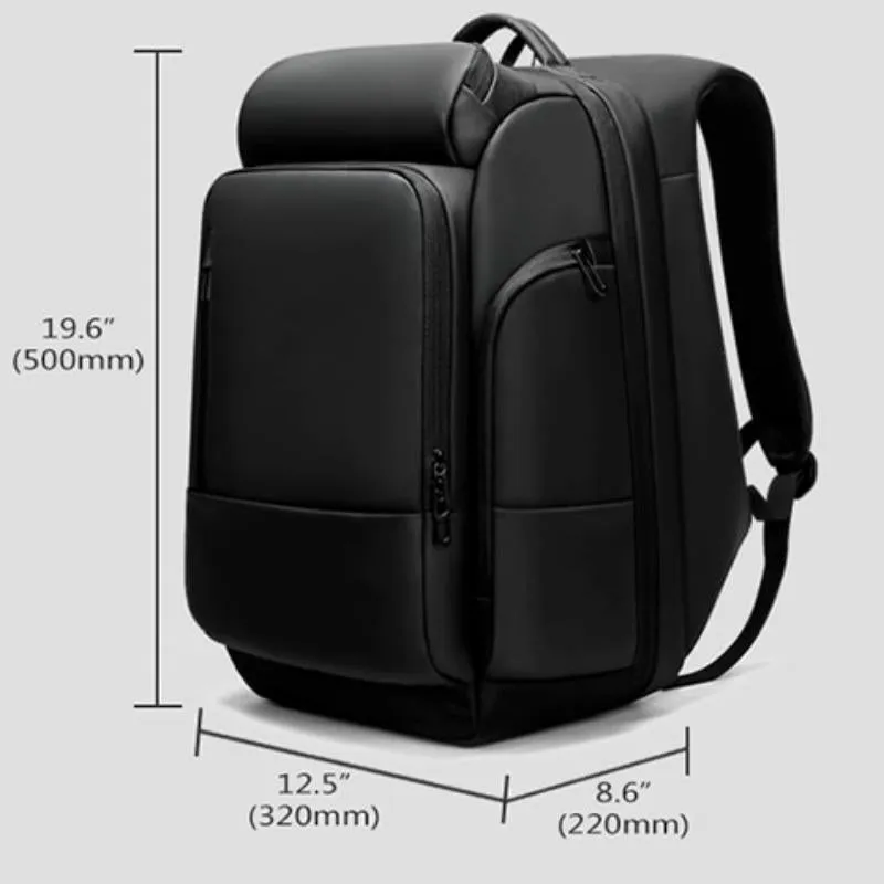 Men's Waterproof Travel Backpack For 17 Inch Laptop