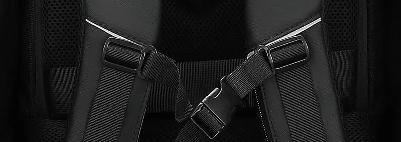 Men's Waterproof Travel Backpack For 17 Inch Laptop