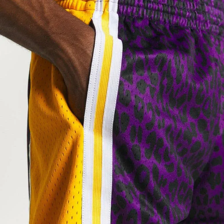 Mitchell & Ness - LA Lakers, NBA Wild Life Swingman Shorts