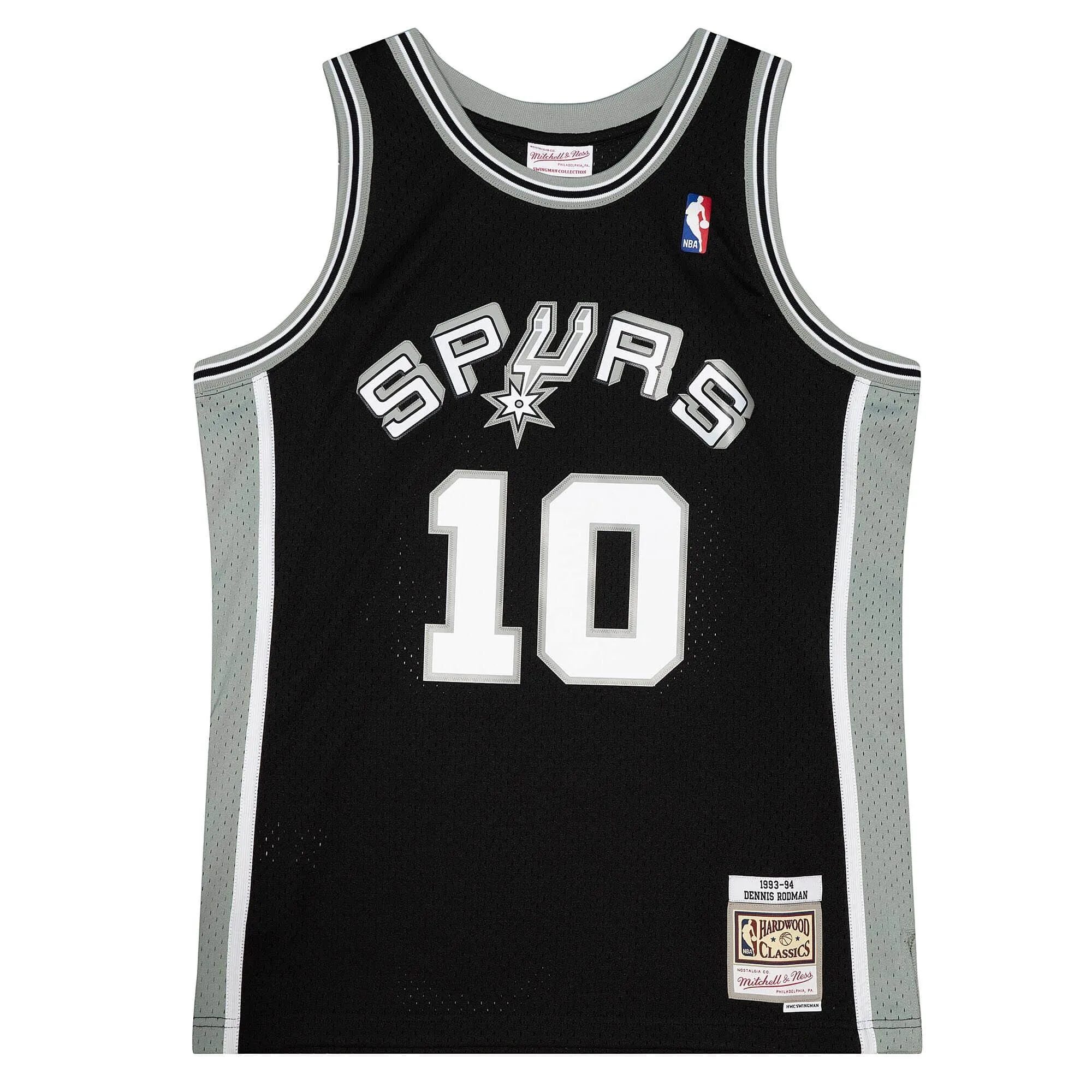 Mitchell & Ness - San Antonio Spurs, Rodman 93-94 Road Swingman Jersey