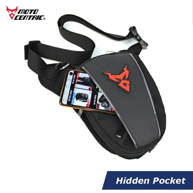 Moto Centric Motorcycle Leg Bag Thigh Waist Pack Hip Pouch 0105