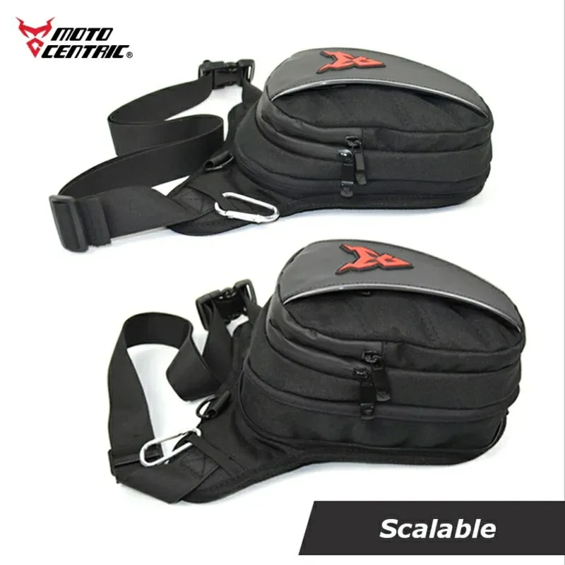 Moto Centric Motorcycle Leg Bag Thigh Waist Pack Hip Pouch 0105