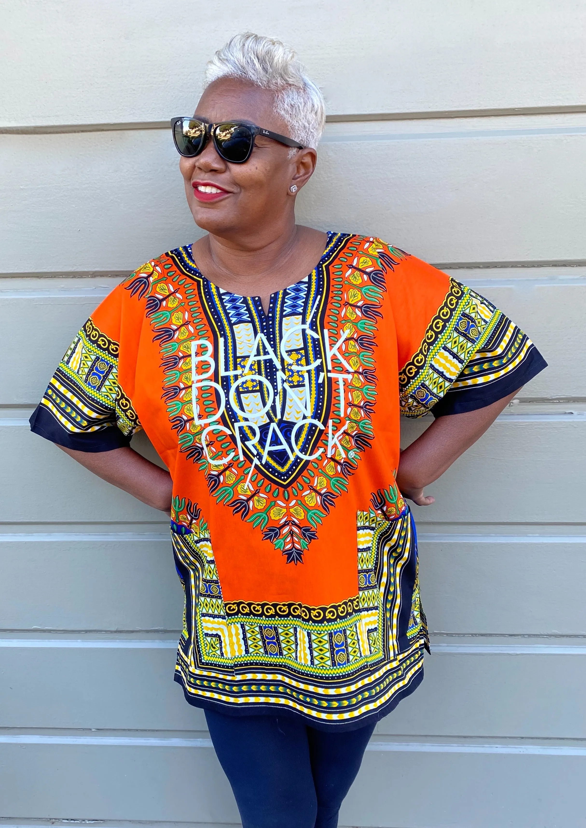 Multi-Colored African Print Dashiki