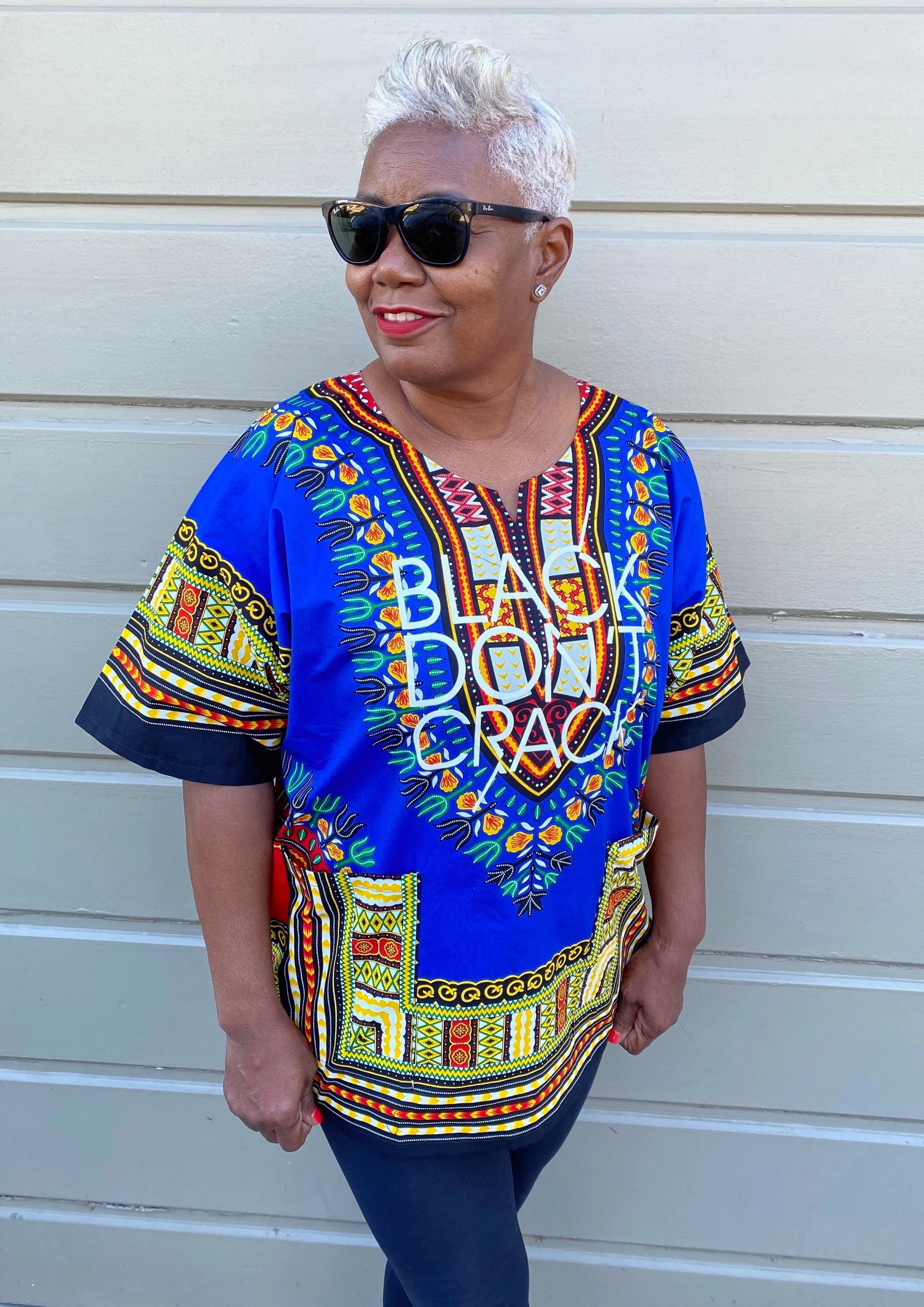 Multi-Colored African Print Dashiki