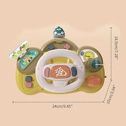 Multi-functional Baby Musical Steering Wheel