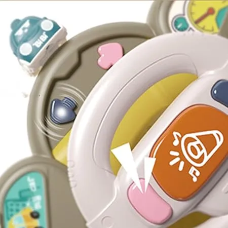Multi-functional Baby Musical Steering Wheel