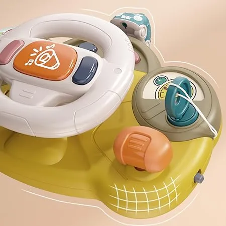 Multi-functional Baby Musical Steering Wheel