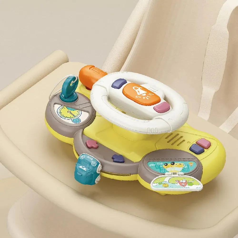 Multi-functional Baby Musical Steering Wheel