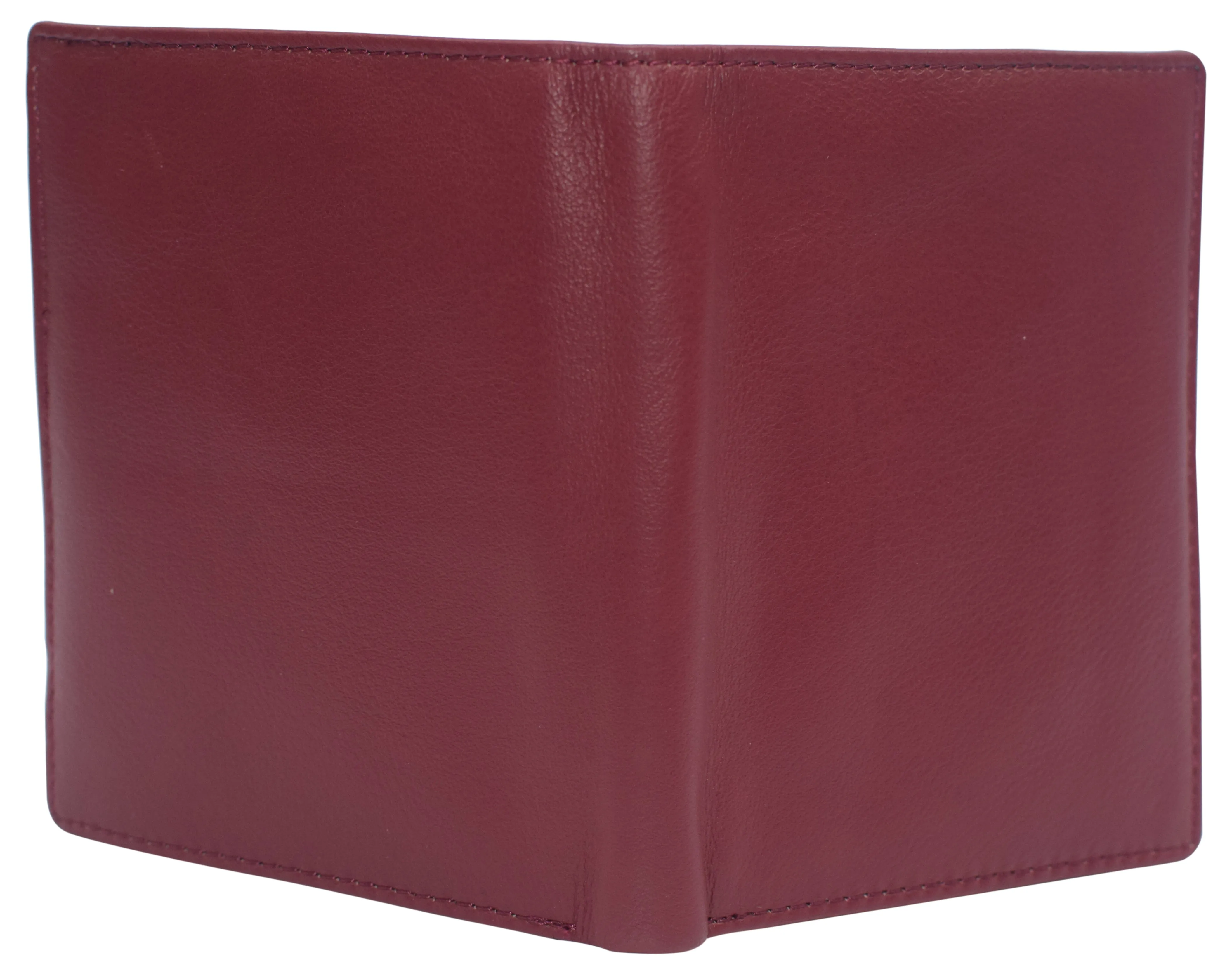 Napa Leather Hipster Bifold Wallet for Men With ID Window and RFID Blocking