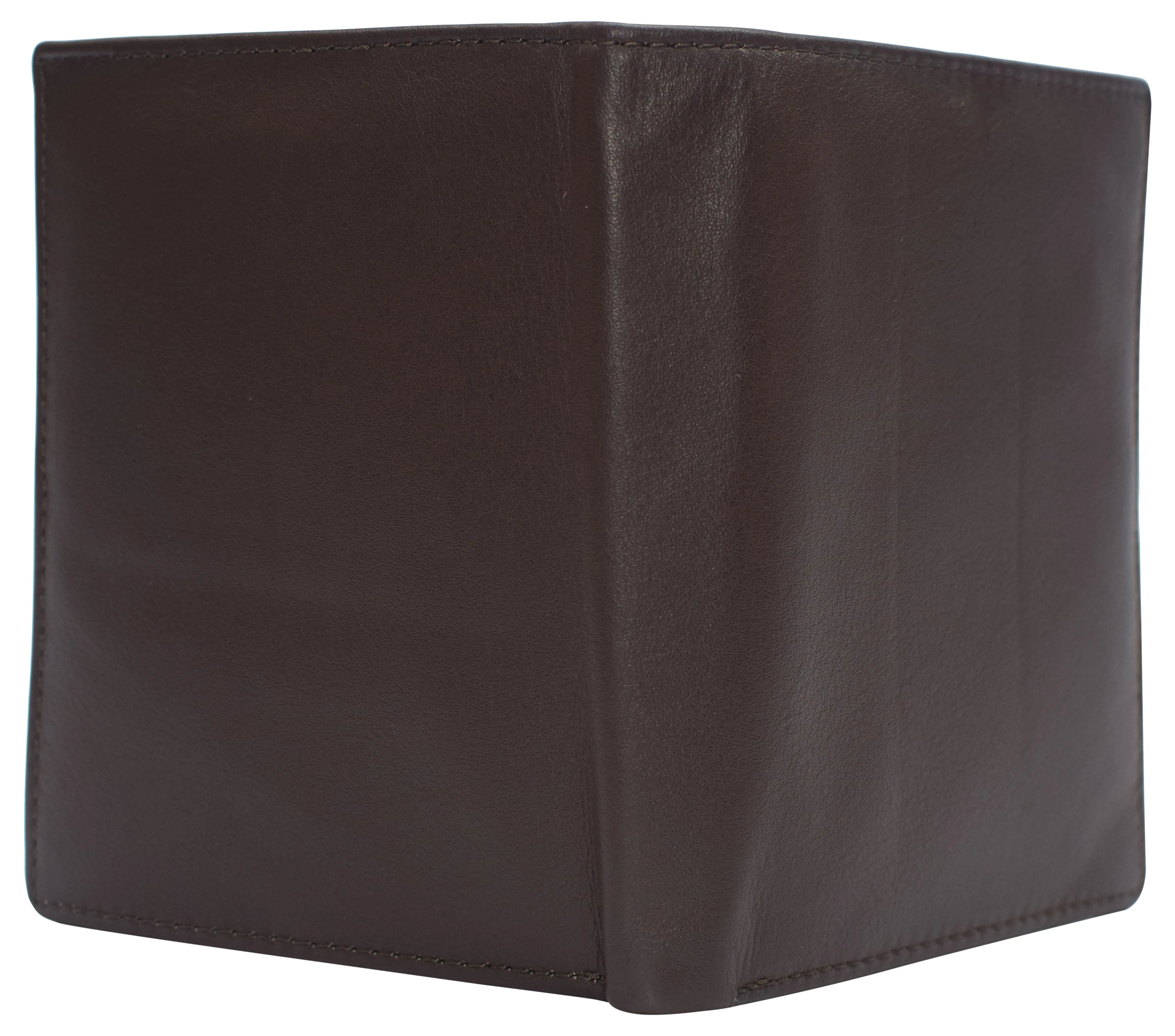 Napa Leather Hipster Bifold Wallet for Men With ID Window and RFID Blocking