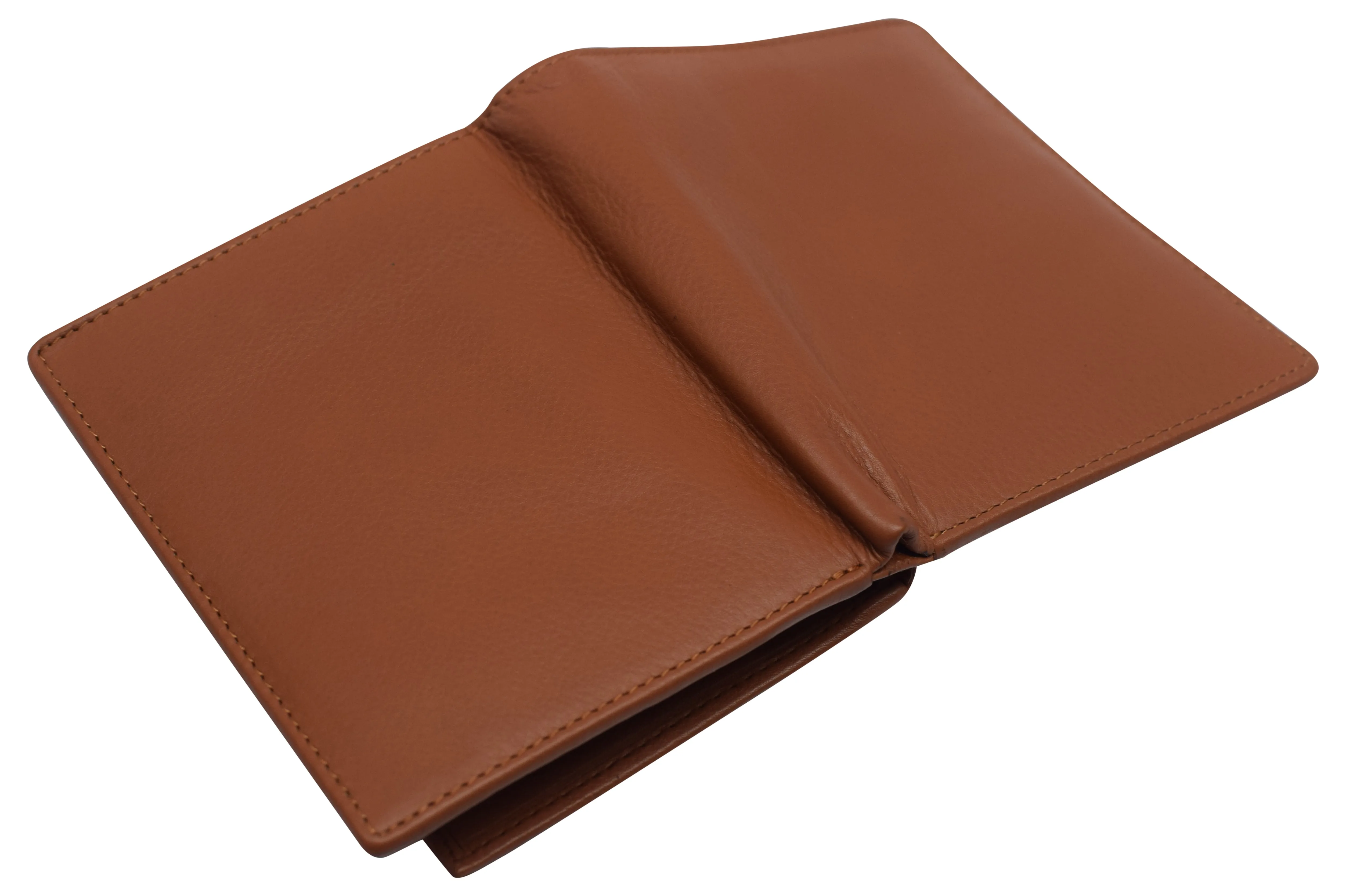 Napa Leather Hipster Bifold Wallet for Men With ID Window and RFID Blocking