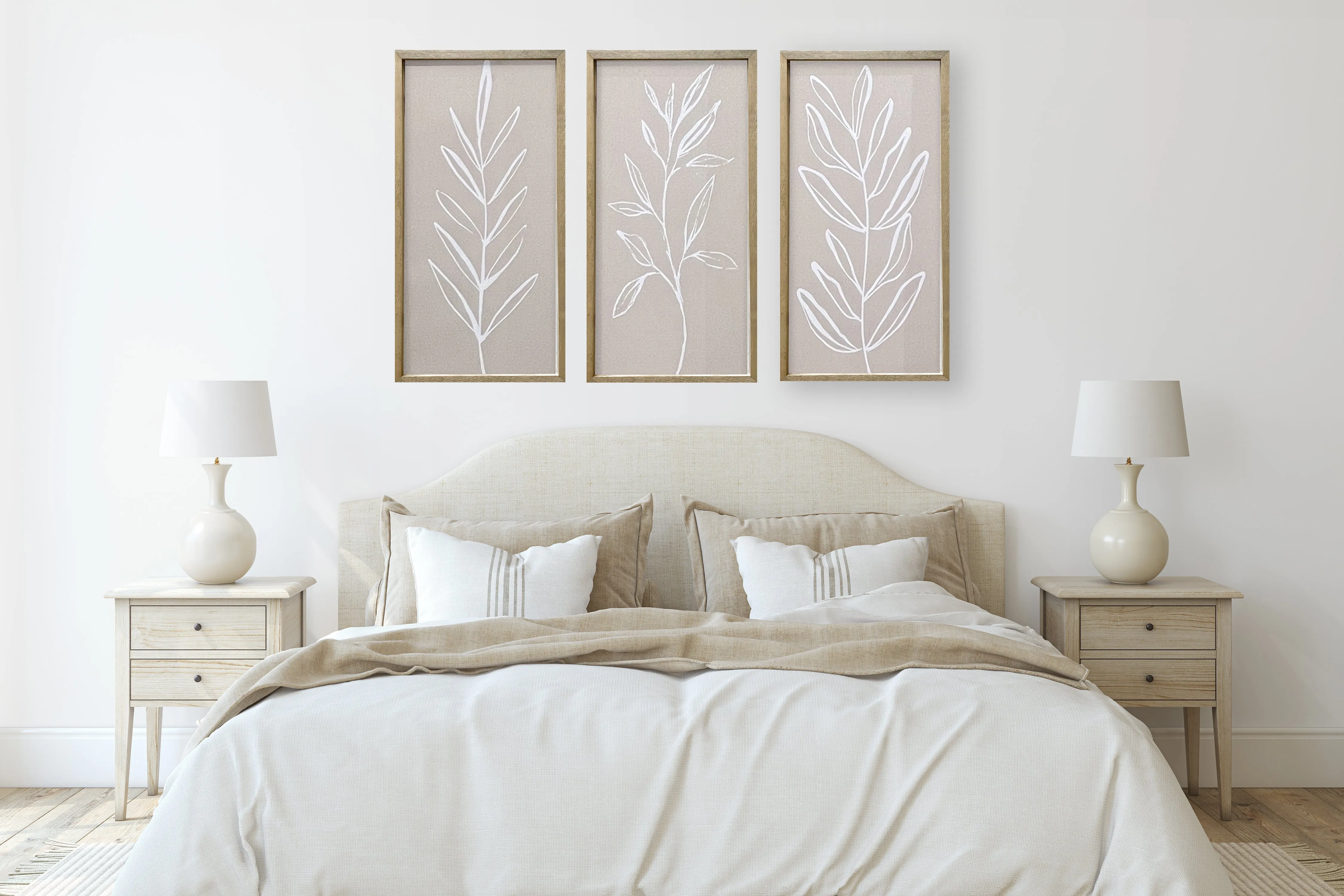 Neutral Textured Botanicals