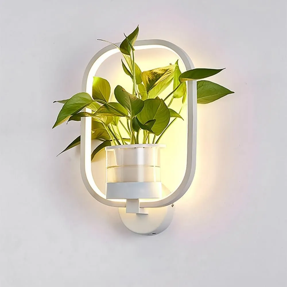 Nordic Planter Lamp - Simple Creative Wall Light for Bedroom Living Room Dining Corridor Wall