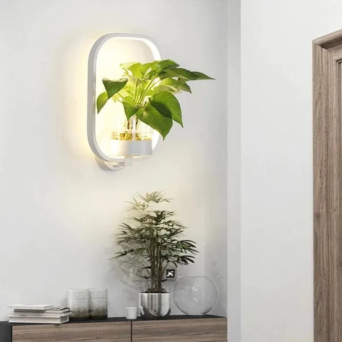Nordic Planter Lamp - Simple Creative Wall Light for Bedroom Living Room Dining Corridor Wall