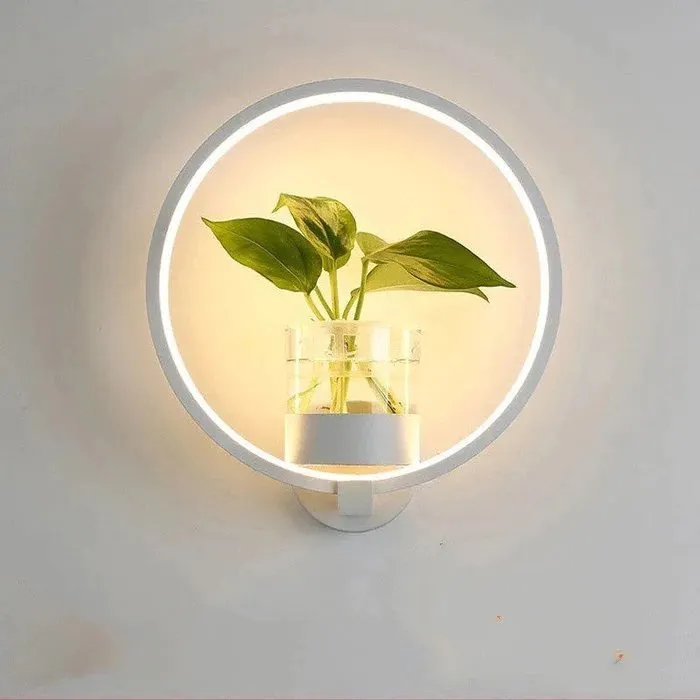 Nordic Planter Lamp - Simple Creative Wall Light for Bedroom Living Room Dining Corridor Wall