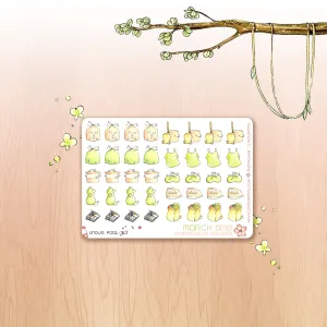 Off The Clock - Watercolor Planner Stickers MINI - House Chores