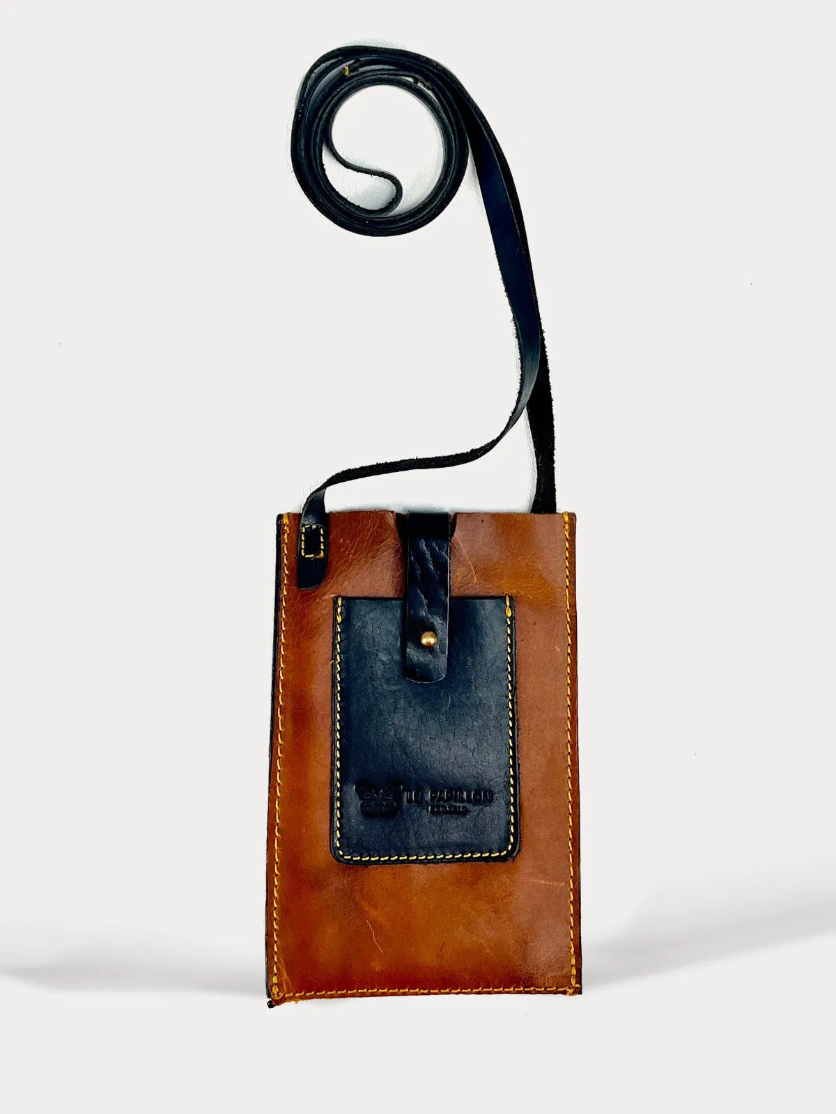 Phone Bag Pebble L. Brown Crossbody
