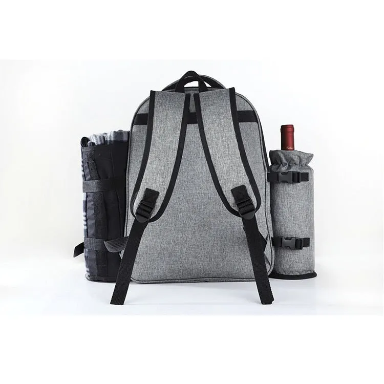 Picnic Backpack Basket Portable Cooler Insulated Fridge Box Travel Lunch BBQ Camping Thermal Outdoor Picnic Bag Waterproof