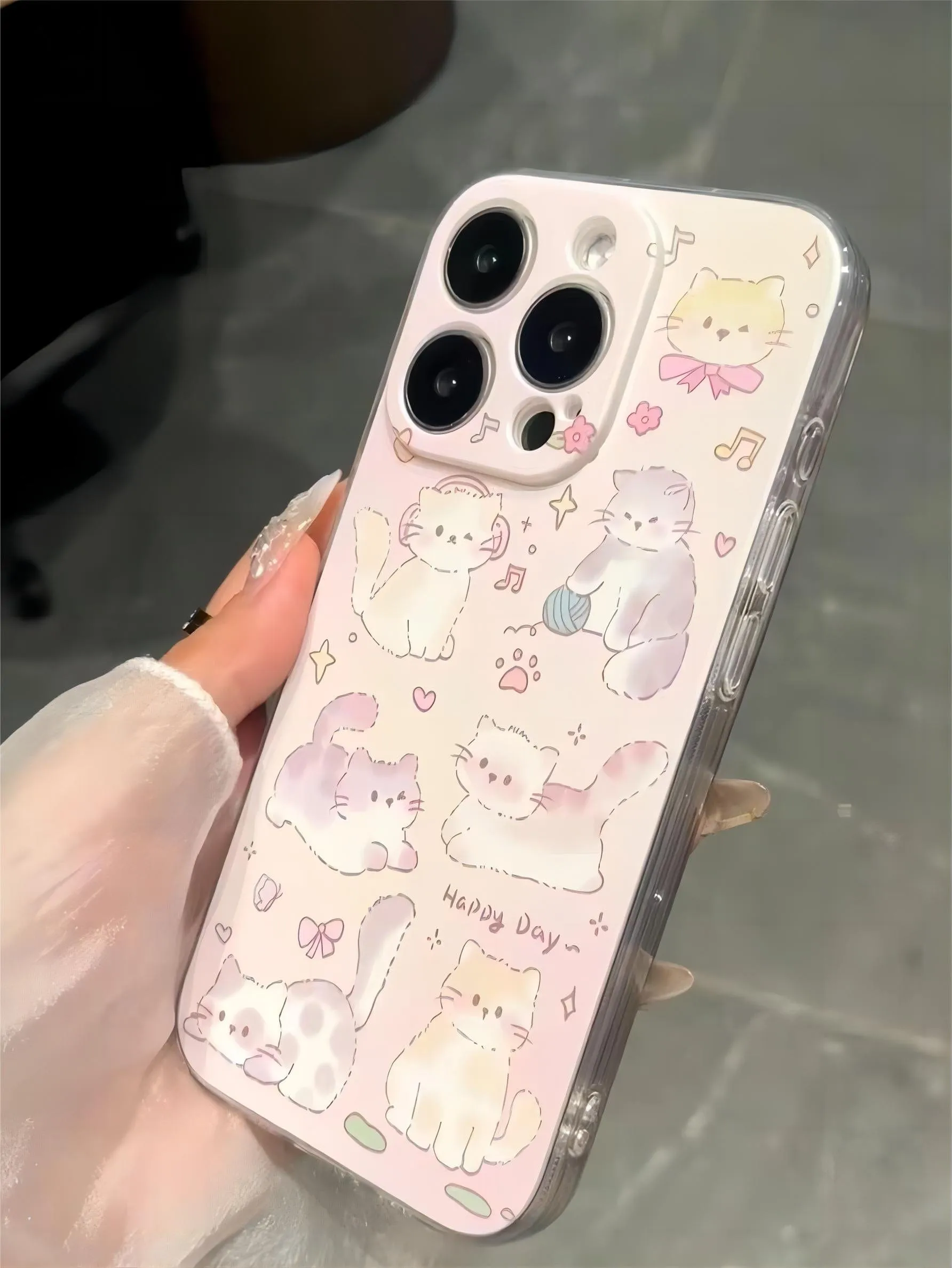 Pink Kitty Cat iPhone Case