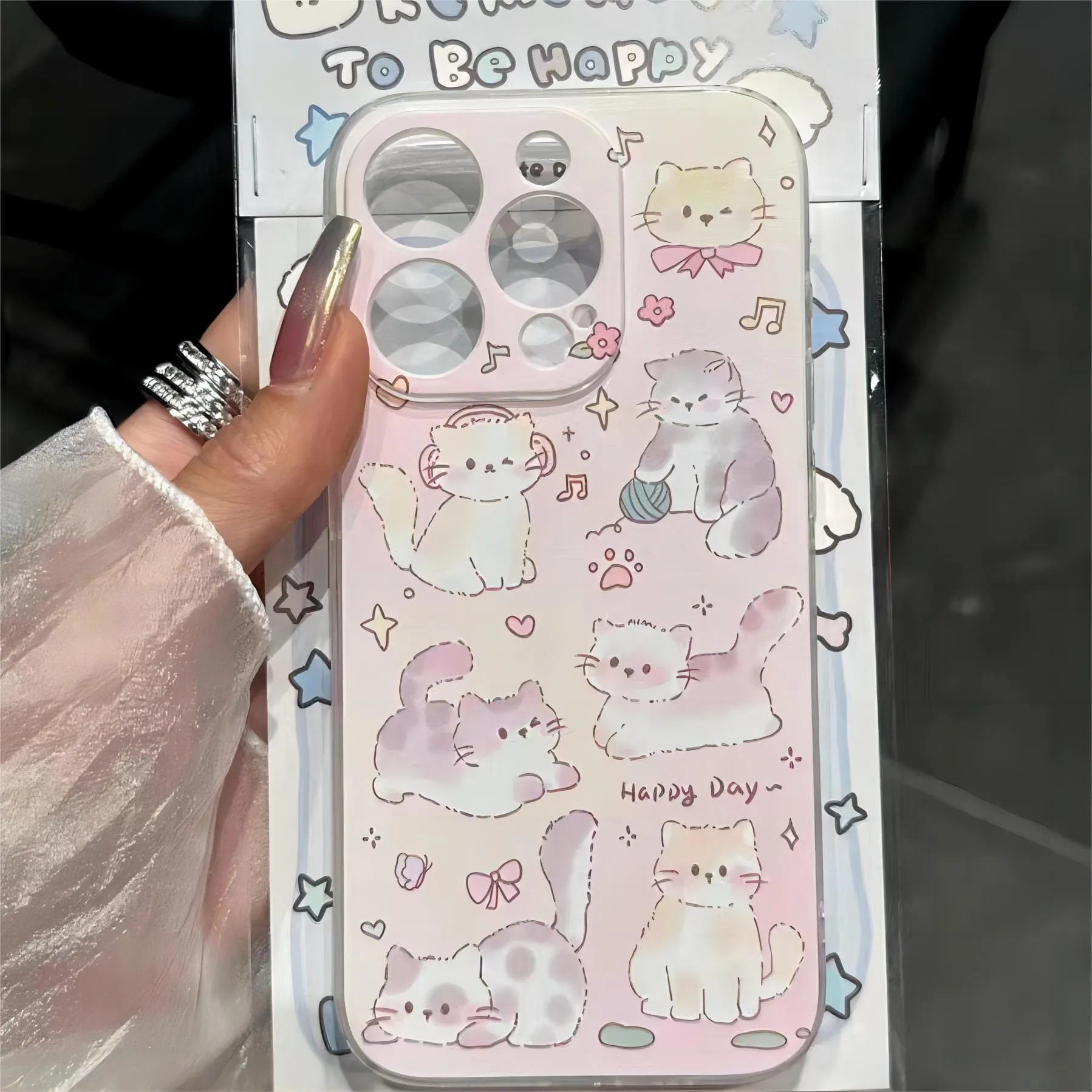 Pink Kitty Cat iPhone Case