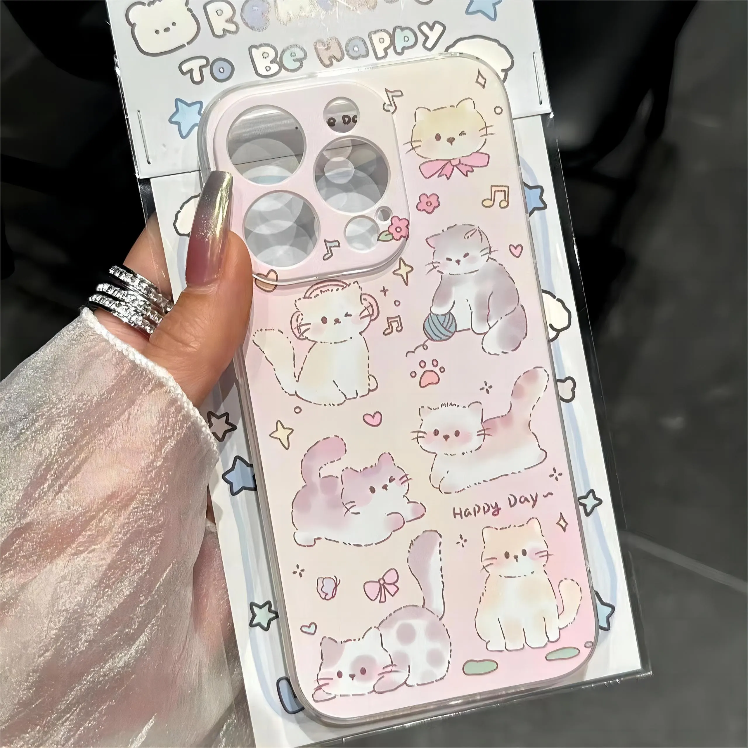 Pink Kitty Cat iPhone Case