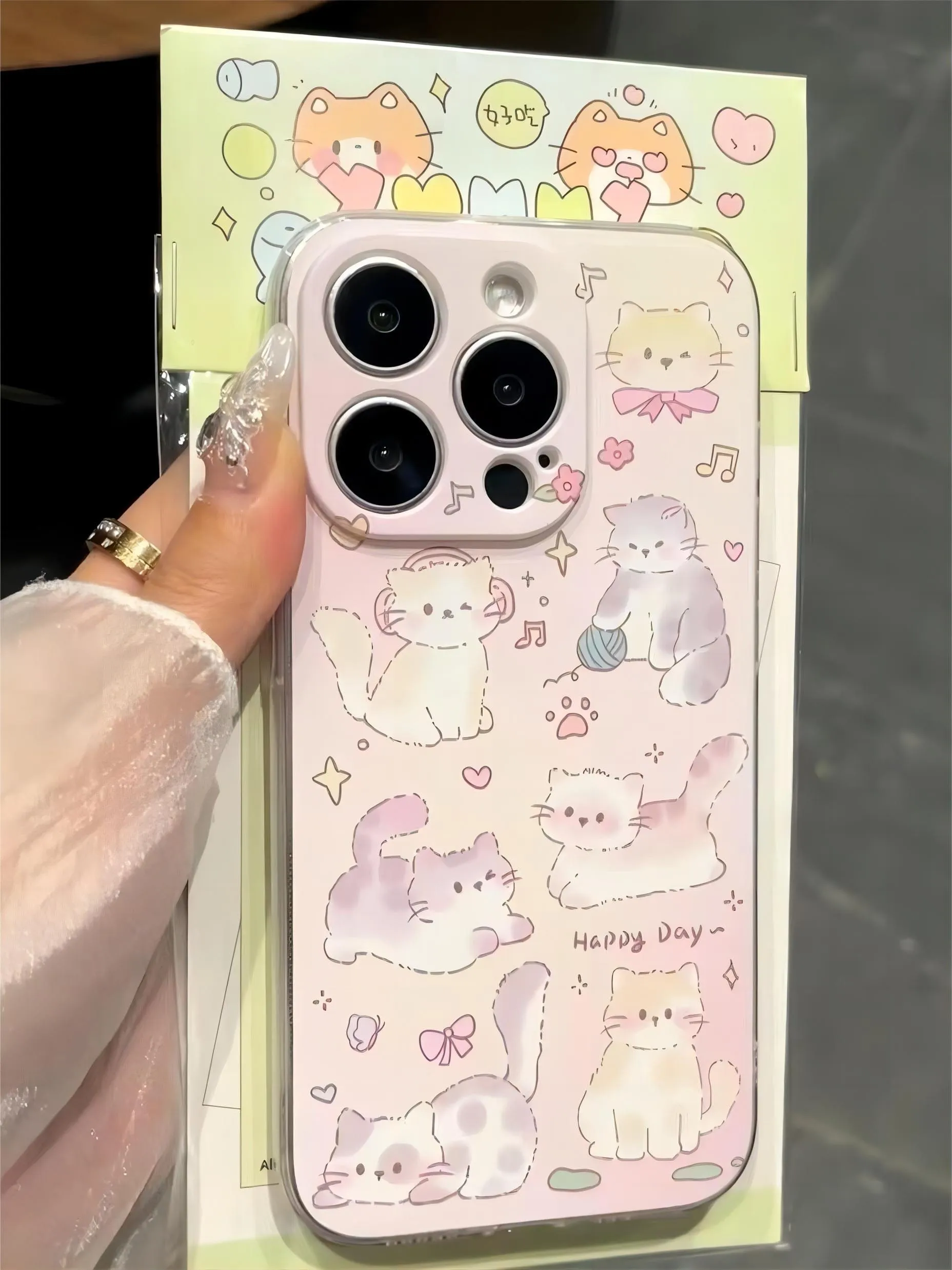 Pink Kitty Cat iPhone Case